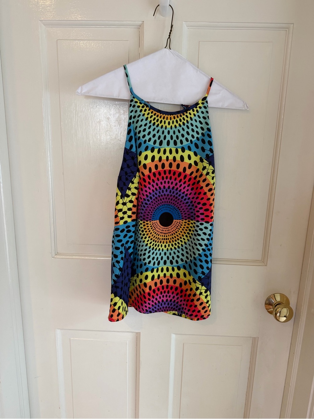 Mara Hoffman Multicolor Geometric Print Tank Top S